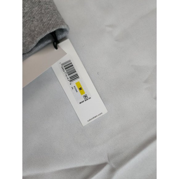 Calvin Klein Performance Womens Gray Heather Crop Pullover Sweatshirt Medium NWT - Picture 13 of 16